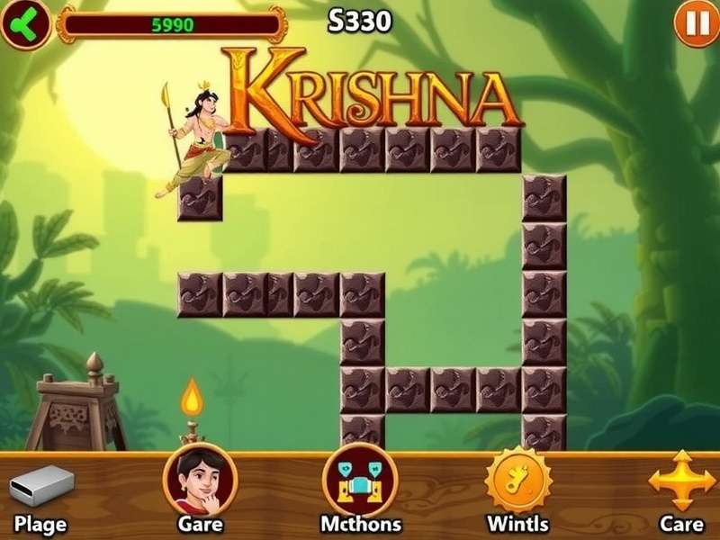 Krishna Hero Of Dwarka Puzzle Gameplay